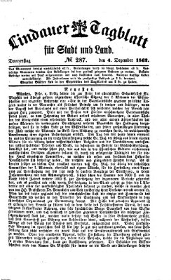 Lindauer Tagblatt für Stadt und Land Donnerstag 4. Dezember 1862