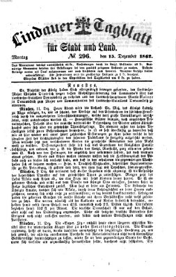 Lindauer Tagblatt für Stadt und Land Montag 15. Dezember 1862