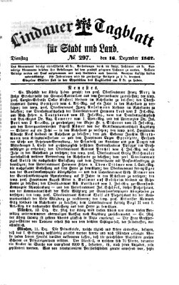 Lindauer Tagblatt für Stadt und Land Dienstag 16. Dezember 1862