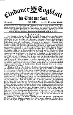 Lindauer Tagblatt für Stadt und Land Mittwoch 17. Dezember 1862