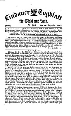 Lindauer Tagblatt für Stadt und Land Freitag 26. Dezember 1862