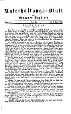 Lindauer Tagblatt für Stadt und Land. Unterhaltungs-Blatt zum Lindauer Tagblatt (Lindauer Tagblatt für Stadt und Land) Samstag 5. Juli 1862