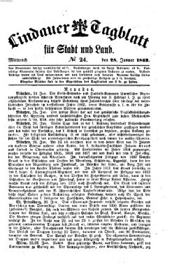 Lindauer Tagblatt für Stadt und Land Mittwoch 28. Januar 1863