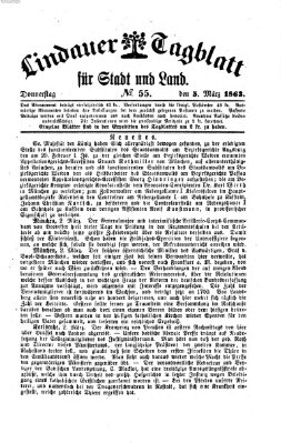 Lindauer Tagblatt für Stadt und Land Donnerstag 5. März 1863