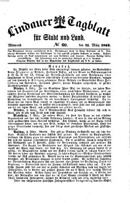 Lindauer Tagblatt für Stadt und Land Mittwoch 11. März 1863