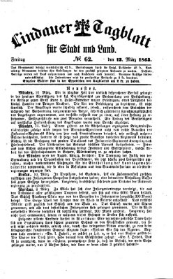 Lindauer Tagblatt für Stadt und Land Freitag 13. März 1863