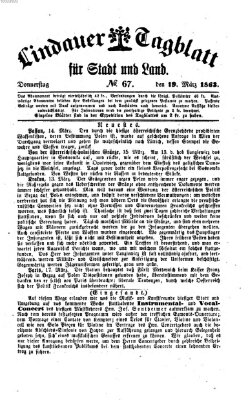 Lindauer Tagblatt für Stadt und Land Donnerstag 19. März 1863