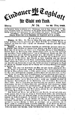 Lindauer Tagblatt für Stadt und Land Montag 23. März 1863