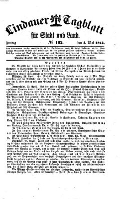 Lindauer Tagblatt für Stadt und Land Freitag 1. Mai 1863