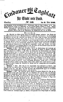 Lindauer Tagblatt für Stadt und Land Samstag 9. Mai 1863