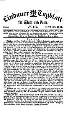 Lindauer Tagblatt für Stadt und Land Freitag 22. Mai 1863