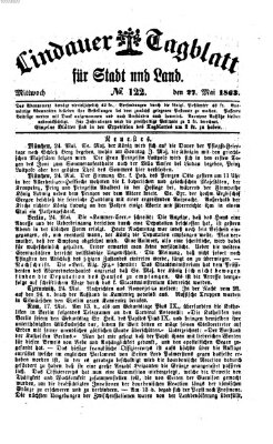 Lindauer Tagblatt für Stadt und Land Mittwoch 27. Mai 1863