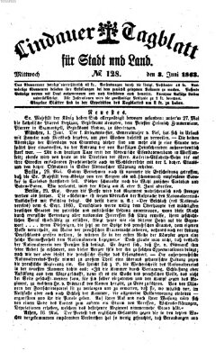 Lindauer Tagblatt für Stadt und Land Mittwoch 3. Juni 1863