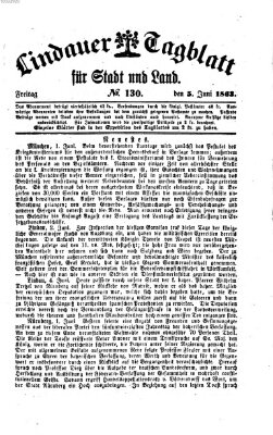 Lindauer Tagblatt für Stadt und Land Freitag 5. Juni 1863