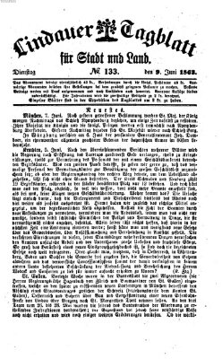 Lindauer Tagblatt für Stadt und Land Dienstag 9. Juni 1863