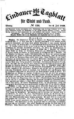 Lindauer Tagblatt für Stadt und Land Montag 6. Juli 1863