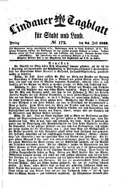 Lindauer Tagblatt für Stadt und Land Freitag 24. Juli 1863