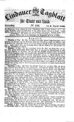 Lindauer Tagblatt für Stadt und Land Donnerstag 6. August 1863