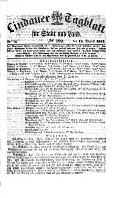 Lindauer Tagblatt für Stadt und Land Freitag 14. August 1863