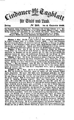 Lindauer Tagblatt für Stadt und Land Freitag 4. September 1863