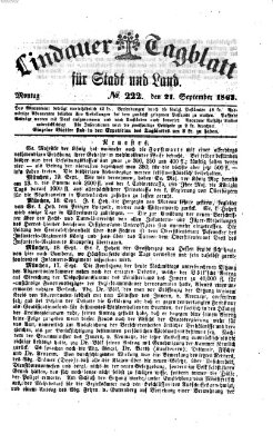 Lindauer Tagblatt für Stadt und Land Montag 21. September 1863