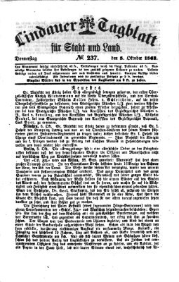 Lindauer Tagblatt für Stadt und Land Donnerstag 8. Oktober 1863