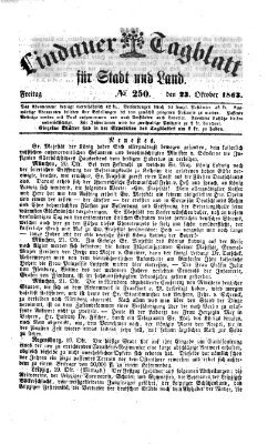 Lindauer Tagblatt für Stadt und Land Freitag 23. Oktober 1863