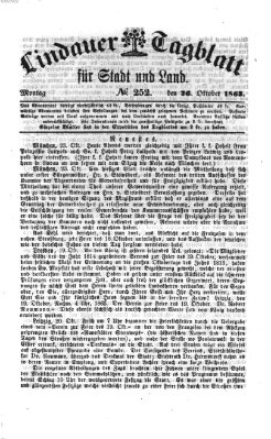 Lindauer Tagblatt für Stadt und Land Montag 26. Oktober 1863