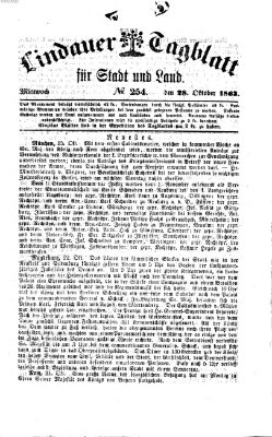 Lindauer Tagblatt für Stadt und Land Mittwoch 28. Oktober 1863