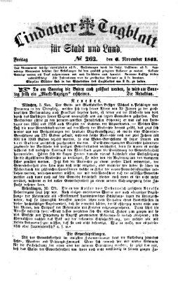 Lindauer Tagblatt für Stadt und Land Freitag 6. November 1863