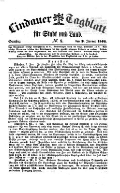 Lindauer Tagblatt für Stadt und Land Samstag 9. Januar 1864