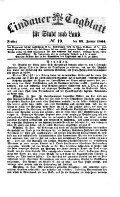 Lindauer Tagblatt für Stadt und Land Freitag 22. Januar 1864