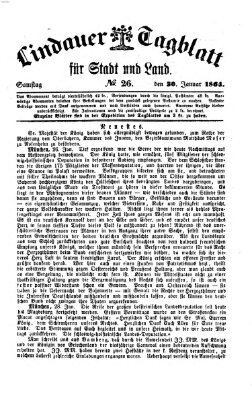 Lindauer Tagblatt für Stadt und Land Samstag 30. Januar 1864