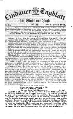 Lindauer Tagblatt für Stadt und Land Freitag 5. Februar 1864