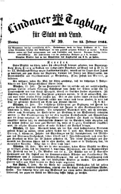 Lindauer Tagblatt für Stadt und Land Montag 15. Februar 1864