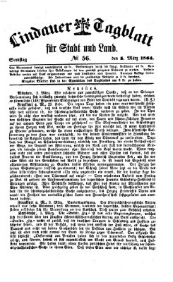 Lindauer Tagblatt für Stadt und Land Samstag 5. März 1864