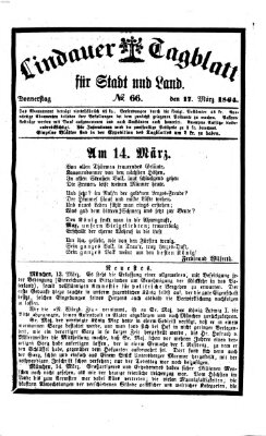 Lindauer Tagblatt für Stadt und Land Donnerstag 17. März 1864