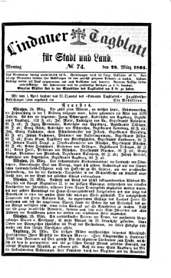 Lindauer Tagblatt für Stadt und Land Montag 28. März 1864