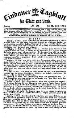 Lindauer Tagblatt für Stadt und Land Freitag 15. April 1864