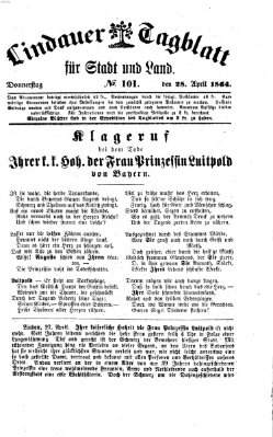 Lindauer Tagblatt für Stadt und Land Donnerstag 28. April 1864