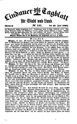 Lindauer Tagblatt für Stadt und Land Mittwoch 15. Juni 1864