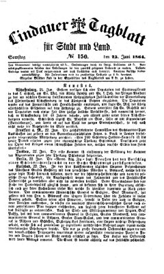 Lindauer Tagblatt für Stadt und Land Samstag 25. Juni 1864