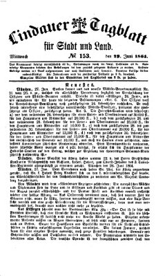 Lindauer Tagblatt für Stadt und Land Mittwoch 29. Juni 1864