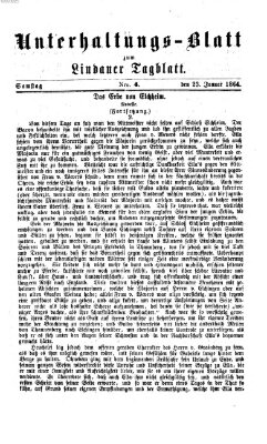 Lindauer Tagblatt für Stadt und Land. Unterhaltungs-Blatt zum Lindauer Tagblatt (Lindauer Tagblatt für Stadt und Land) Samstag 23. Januar 1864