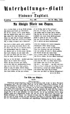 Lindauer Tagblatt für Stadt und Land. Unterhaltungs-Blatt zum Lindauer Tagblatt (Lindauer Tagblatt für Stadt und Land) Samstag 26. März 1864