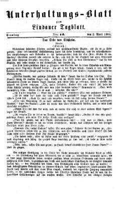 Lindauer Tagblatt für Stadt und Land. Unterhaltungs-Blatt zum Lindauer Tagblatt (Lindauer Tagblatt für Stadt und Land) Samstag 2. April 1864