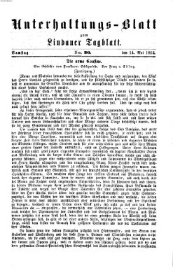 Lindauer Tagblatt für Stadt und Land. Unterhaltungs-Blatt zum Lindauer Tagblatt (Lindauer Tagblatt für Stadt und Land) Samstag 14. Mai 1864