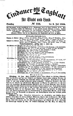 Lindauer Tagblatt für Stadt und Land Samstag 2. Juli 1864