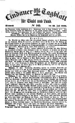 Lindauer Tagblatt für Stadt und Land Mittwoch 13. Juli 1864