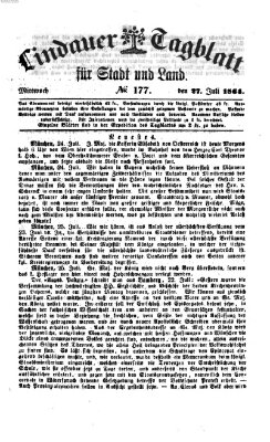 Lindauer Tagblatt für Stadt und Land Mittwoch 27. Juli 1864